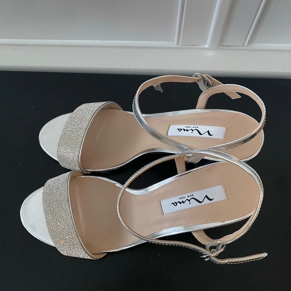 Nina NEW Women's Haven Block Heel Evening Sandals